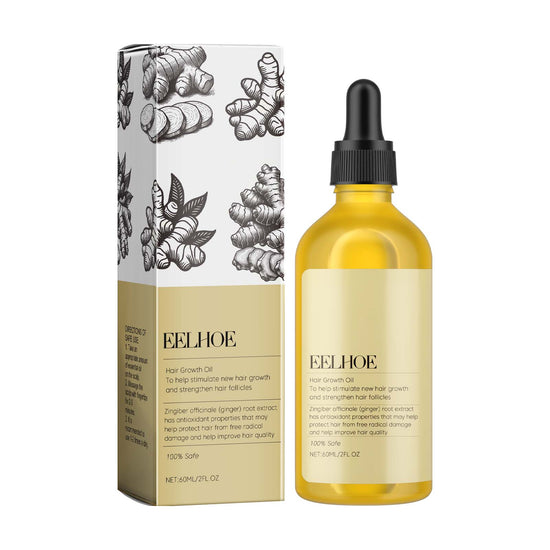 Ginger Hair Care Essential Oil Hair Dense Hair Solid Hair Nourishing Hair Soft Luster Hair Care Essential Oil